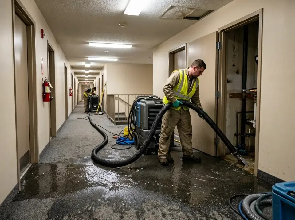 multi-unit-apartment-hallway-f-005 — frequently asked questions, Emergency Burst Pipe Water Extraction & Removal in Church P…